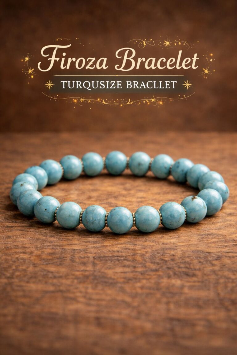 Firoza (Turquoise) Crystal Bracelet – Protection, Luck & Positive Energy