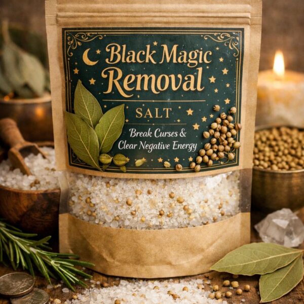 Black Magic Protection Bath Salt - Energy Cleansing & Negative Energy Removal