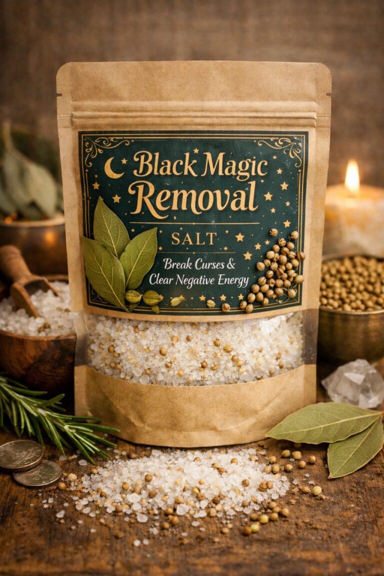 Black Magic Protection Bath Salt - Energy Cleansing & Negative Energy Removal