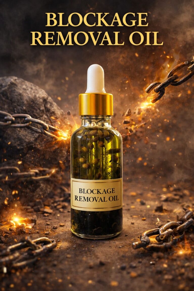 Energy Blockage Removal Oil – Aura Cleansing & Spiritual Energy Flow